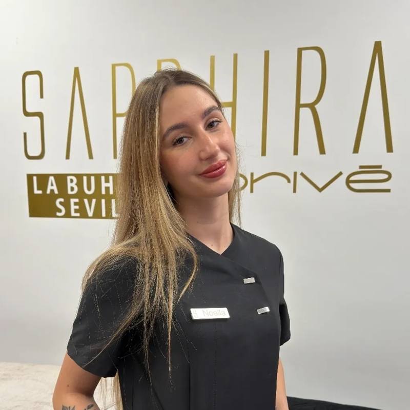 Noelia, técnico en estética y masajes de Sapphira Privé Sevilla La Buhaira