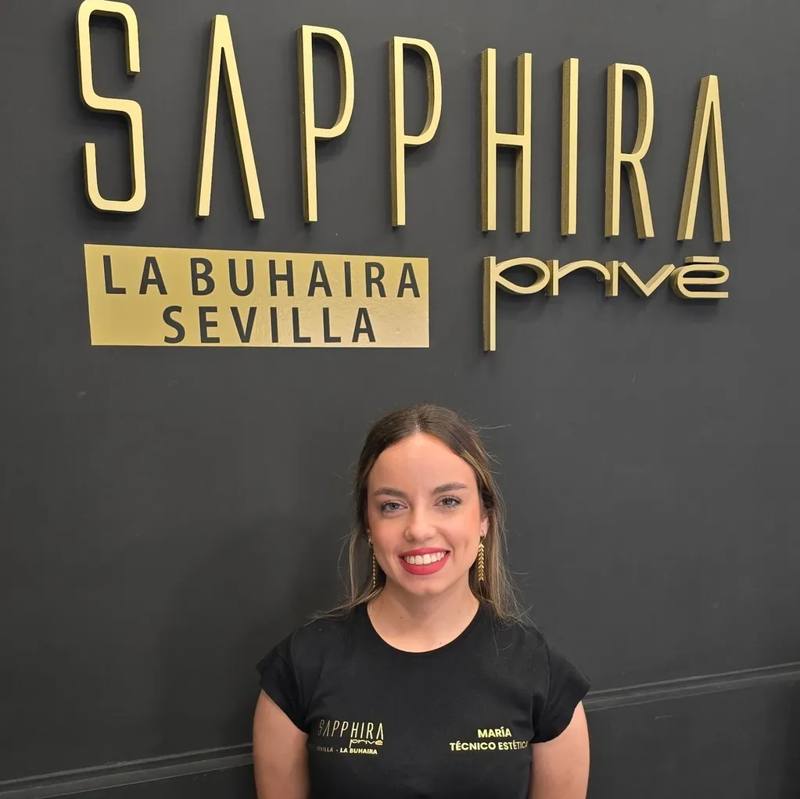 María, técnico en estética y masajes de Sapphira Privé Sevilla La Buhaira