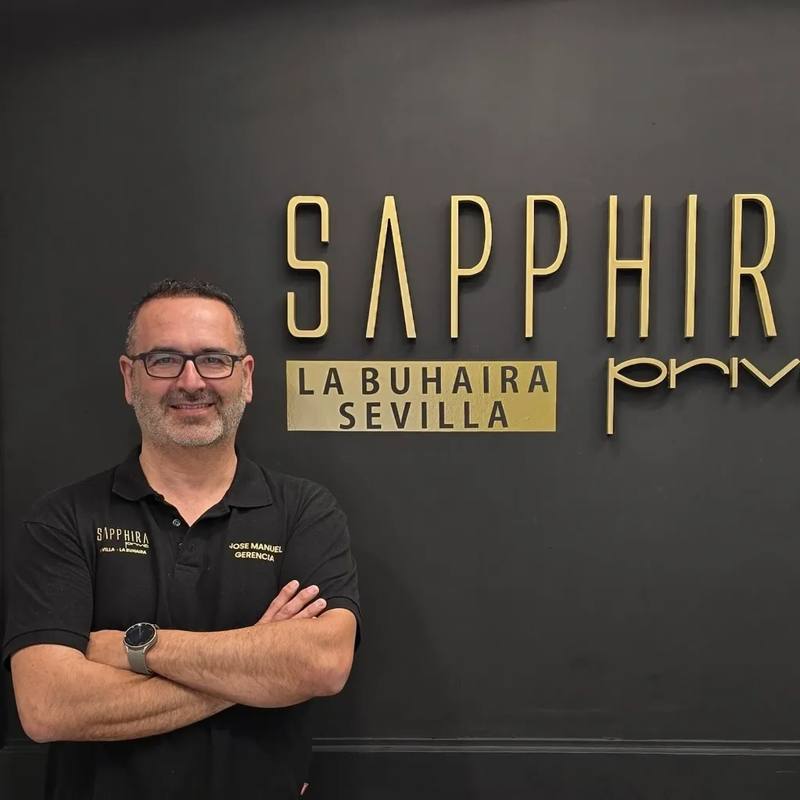 José Manuel Estévez, gerencia de Sapphira Privé Sevilla La Buhaira